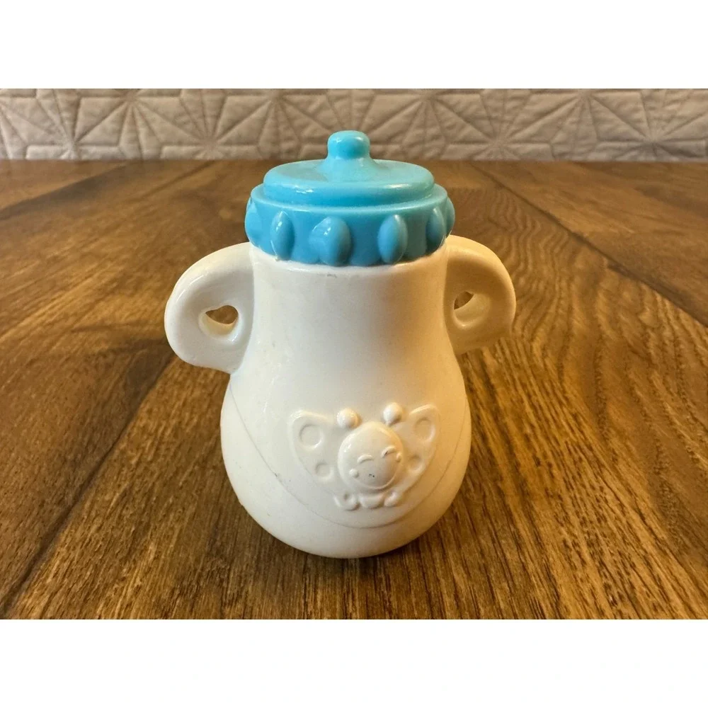 Hasbro‎ Baby Alive Baby Go Bye Bye Doll Bottle Blue White Replacement 2007 Cup
